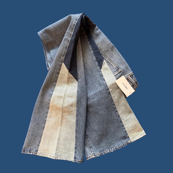 Frame Denim NWT - Le High Flare Diagonal Block in Kingsley, Size 30 - Picture 6 of 6